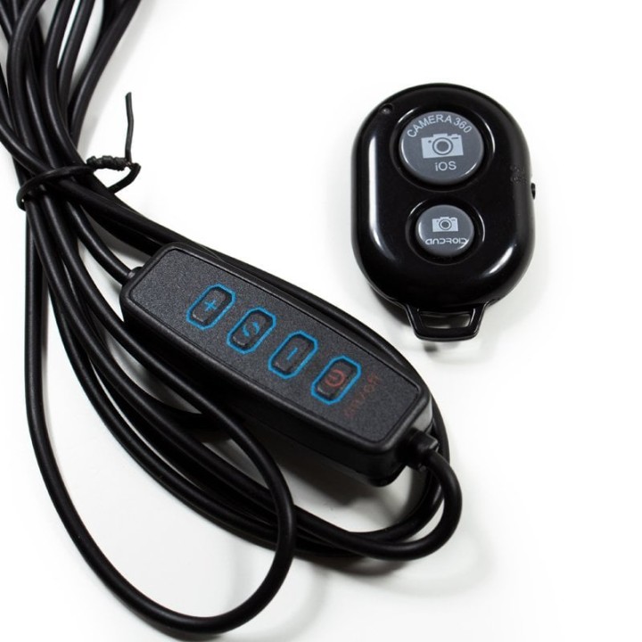 Cool Aro de Luz LED Sobremesa + Mando Bluetooth