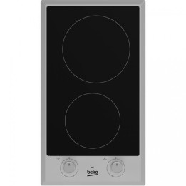 Beko HDCC32200X Placa Vitrocerámica 2 Zonas 30cm Negro