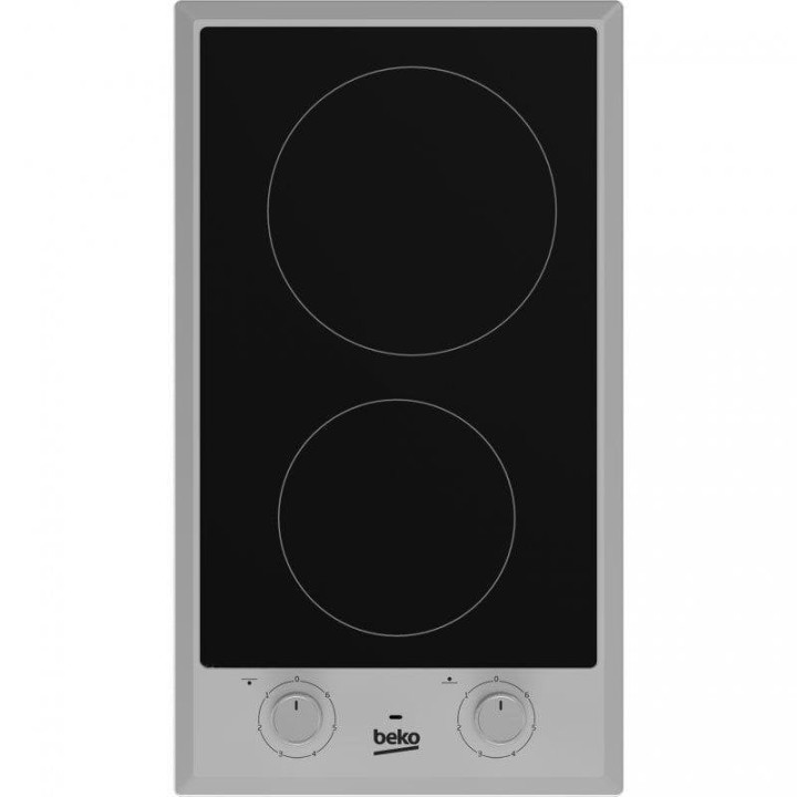 Beko HDCC32200X Placa Vitrocerámica 2 Zonas 30cm Negro
