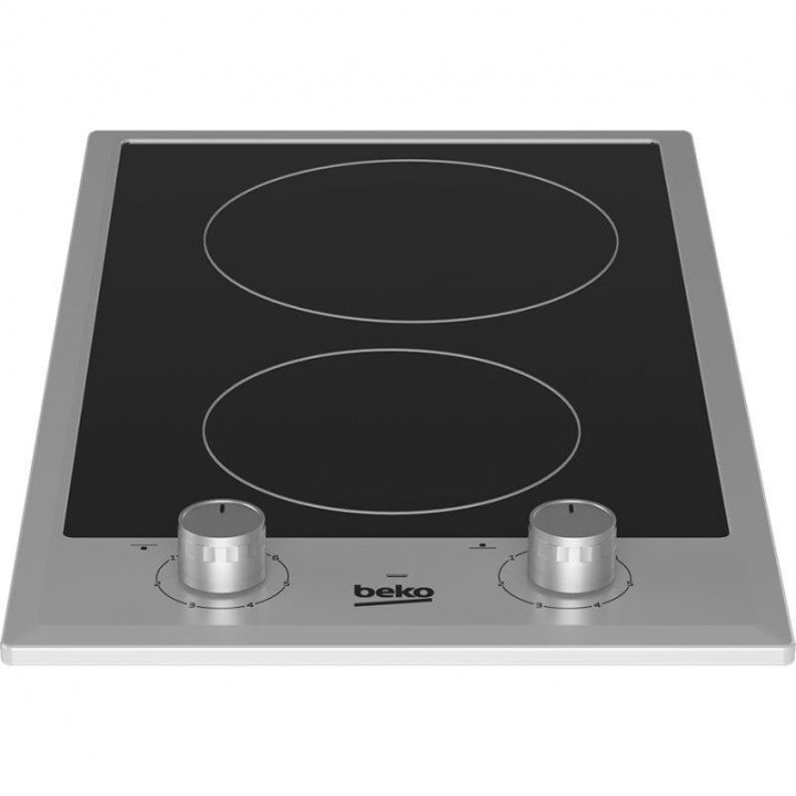 Beko HDCC32200X Placa Vitrocerámica 2 Zonas 30cm Negro