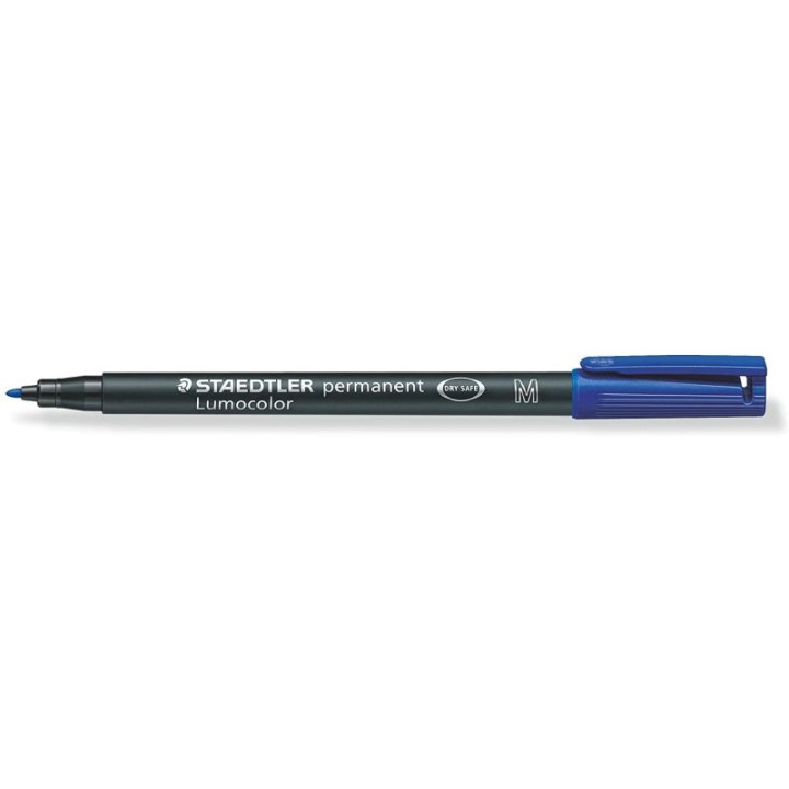Staedtler Lumocolor 317 Pack 10 Rotuladores Permanentes 1.0mm Azul