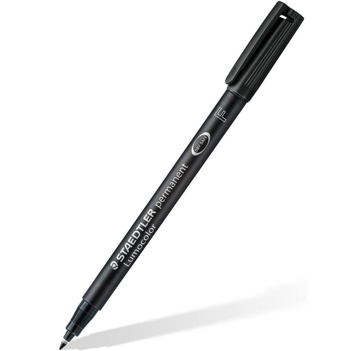 Staedtler Lumocor 318 Caja 10 Rotuladores Permanentes 0.6mm Negro