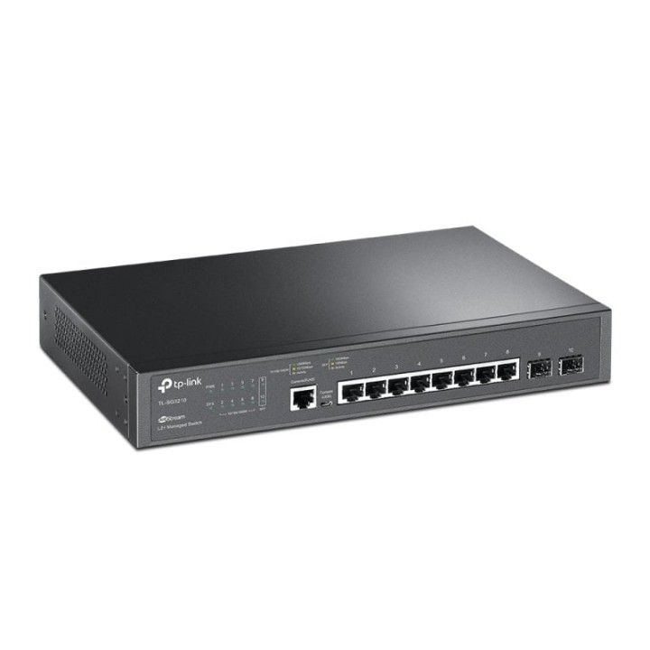 TP-Link TL-SG3210 Switch Gestionado 8 Puertos Gigabit L2 Lite JetStream con 2 slots SFP Slots