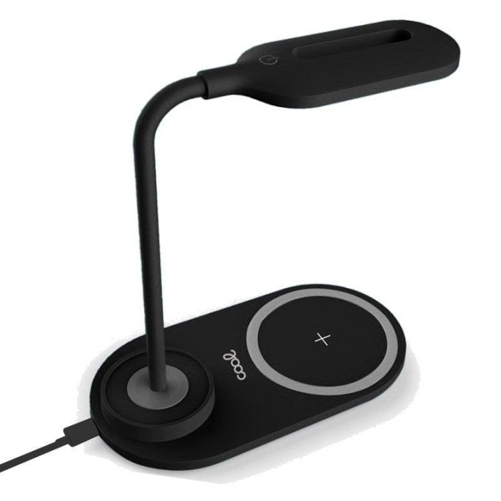 Cool Lámpara LED con Base Carga Inalámbrica Qi
