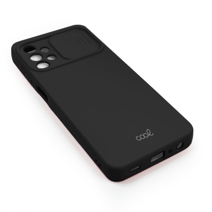 Cool Funda con Protección de Cámara Negra para Samsung Galaxy A72