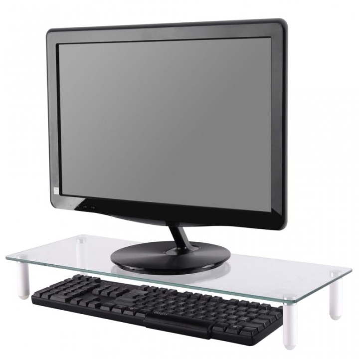 NewStar Soporte Elevador para Monitor Cristal Transparente