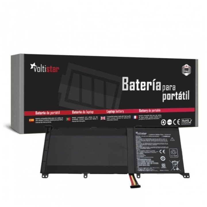 Voltistar Batería para Portátil Asus G501JW G501VW ZENBOOK UX501J UX501JW C41N1416