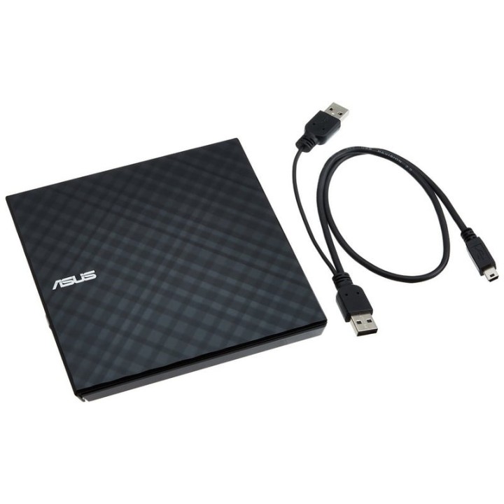 Asus SDRW-08D2S-U Lite Grabadora DVD Slim Externa USB Negra