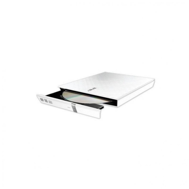 Asus SDRW-08D2S-U Lite Grabadora DVD Slim Externa USB Blanca