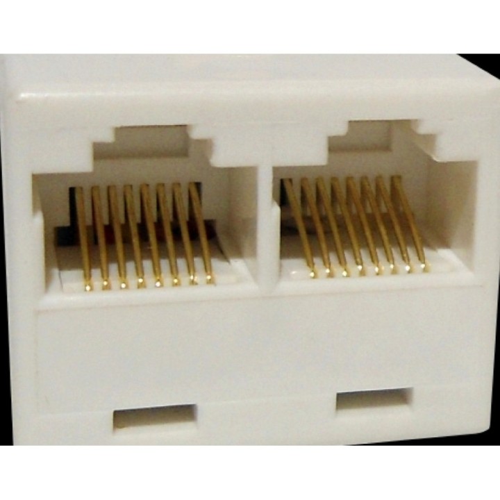 Roseta de Superficie Cat6 2 Conectores Red Hembra RJ-45