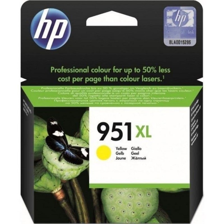 Cartucho de tinta HP 951XL Amarillo Alta Capacidad Original