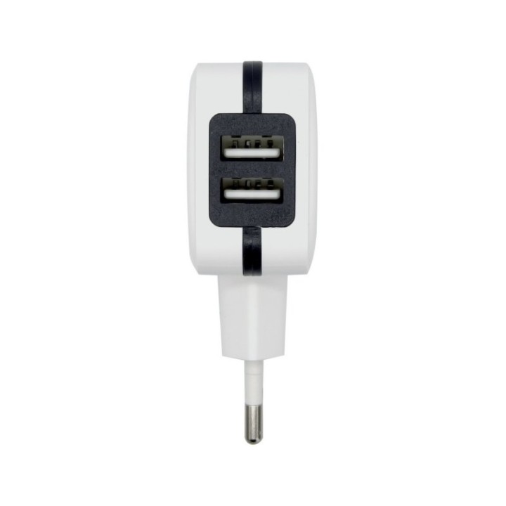 Aisens A110-0439 Cargador 2xUSB 2.0 17W Blanco
