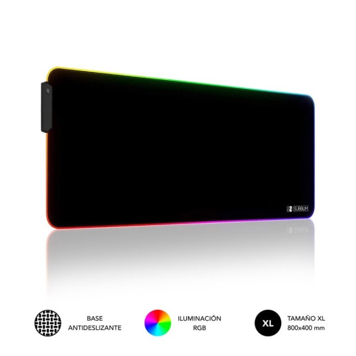 Subblim Alfombrilla Gaming RGB XL