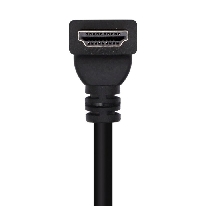 Ainsens Cable HDMI Acodado 2.0 4K Macho/Macho 1m Negro