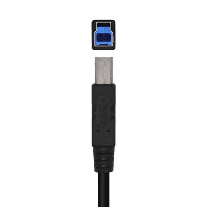 Aisens Cable USB 3.0 a USB-B Macho/Macho 3m Negro