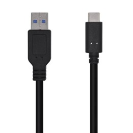 Aisens Cable USB 3.1 a USB-C Macho/Macho 1.5m Negro