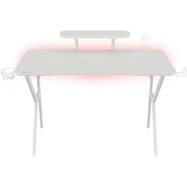 Genesis Holm 320 RGB Mesa Gaming Blanca