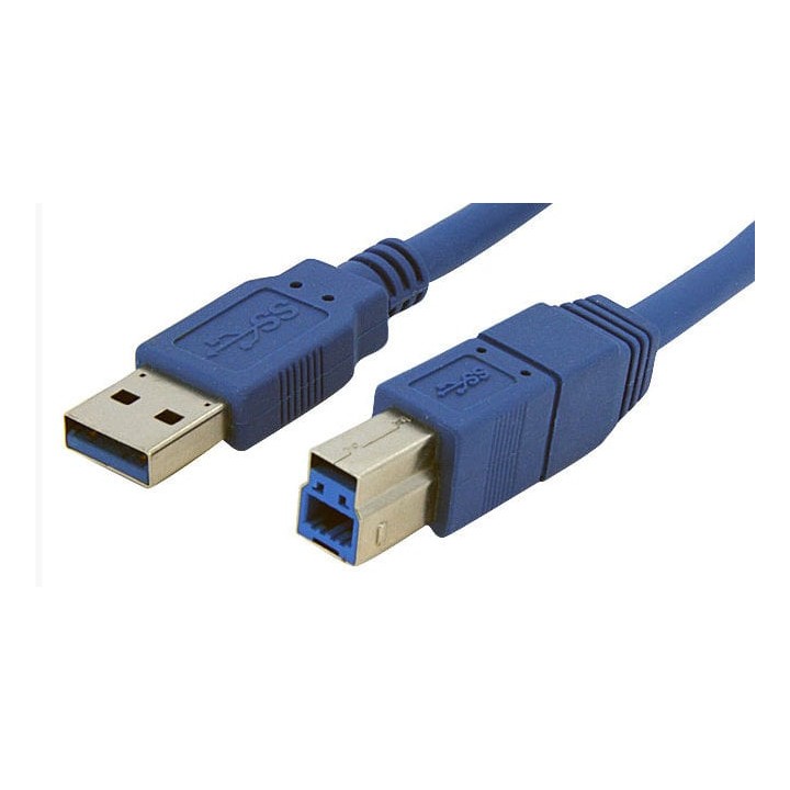 Equip Cable USB3.0 AM/BM 1.8m Azul