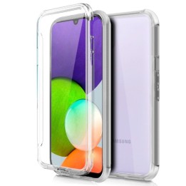 Cool Funda Silicona 3D Transparente Trasera y Delantera para Samsung A225 Galaxy A22 4G
