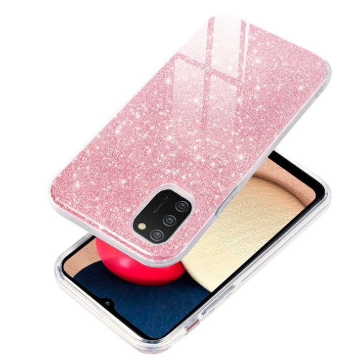Cool Funda Glitter Rosa para para Samsung A025F Galaxy A02s