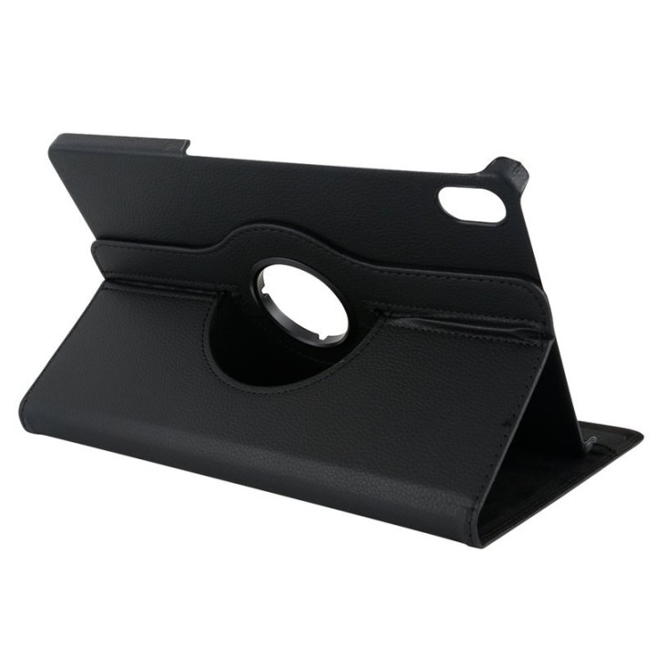 Cool Funda Giratoria Polipiel Liso Negro para Lenovo Tab P11 Gen 1 11"