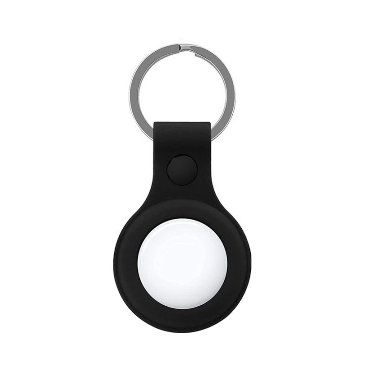 Cool Llavero Silicona Negro Compatible con AirTag