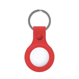 Cool Llavero Silicona Rojo Compatible con AirTag