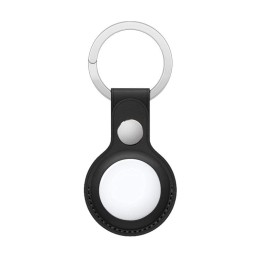 Cool Llavero Polipiel Negro Compatible con AirTag
