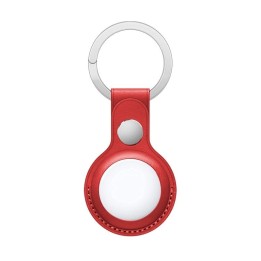 Cool Llavero Polipiel Rojo Compatible con AirTag
