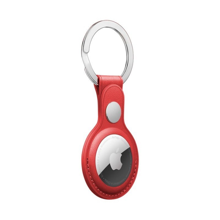 Cool Llavero Polipiel Rojo Compatible con AirTag