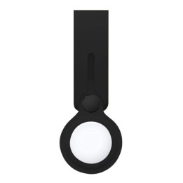 Cool Loop Llavero Silicona Negro Compatible con AirTag