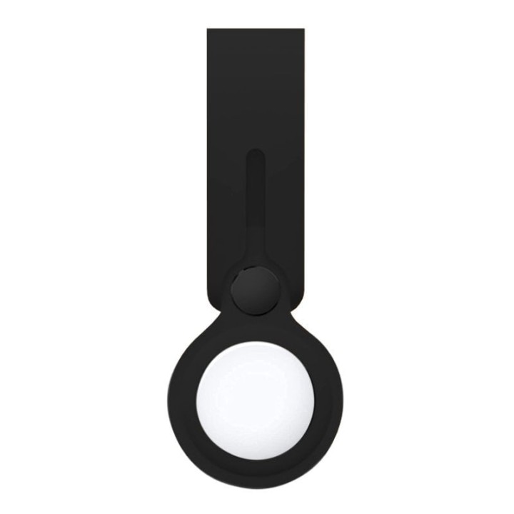 Cool Loop Llavero Silicona Negro Compatible con AirTag