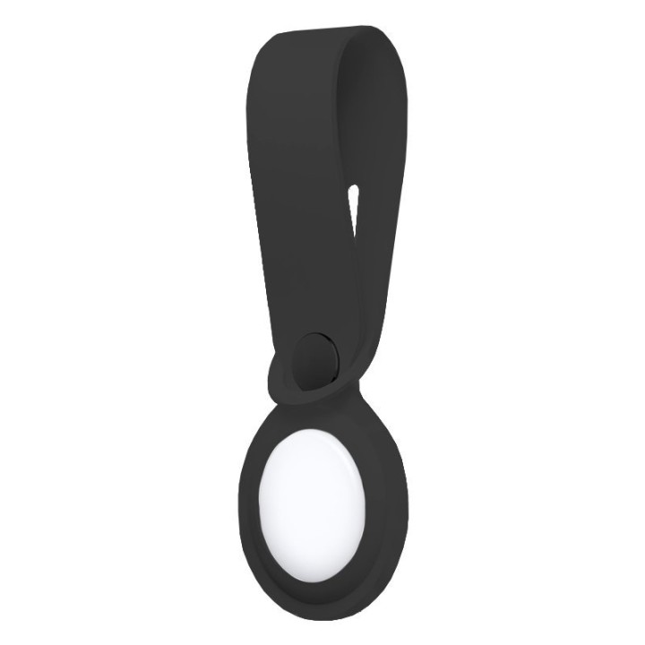 Cool Loop Llavero Silicona Negro Compatible con AirTag