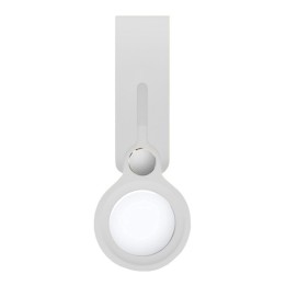 Cool Loop Llavero Silicona Blanco Compatible con AirTag