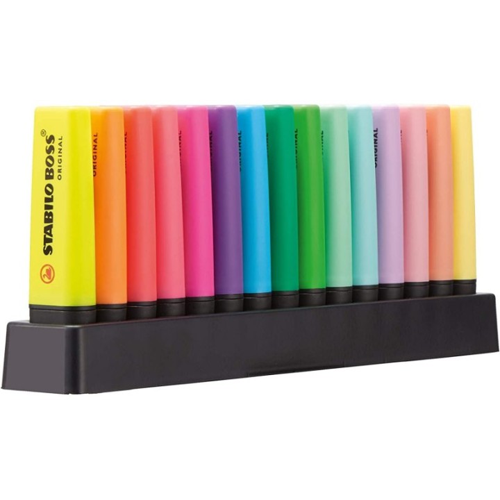 STABILO Boss Original 15 Marcadores Fluorescentes