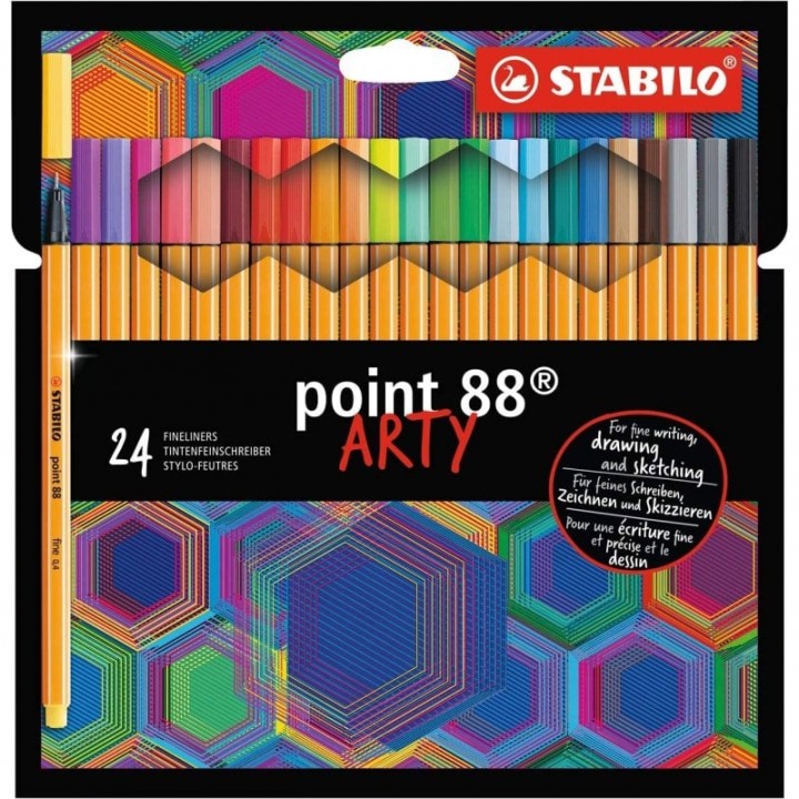 STABILO Point 88 Arty Estuche de 24 Rotuladores