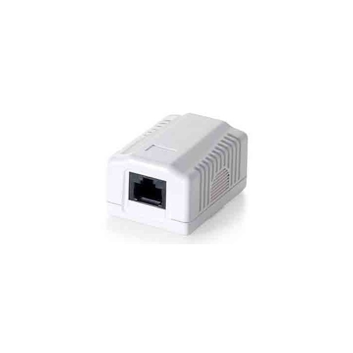 Roseta de Superficie Cat6 Conector Red Hembra RJ45