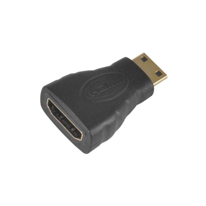 Adaptador Mini HDMI Macho a HDMI Hembra