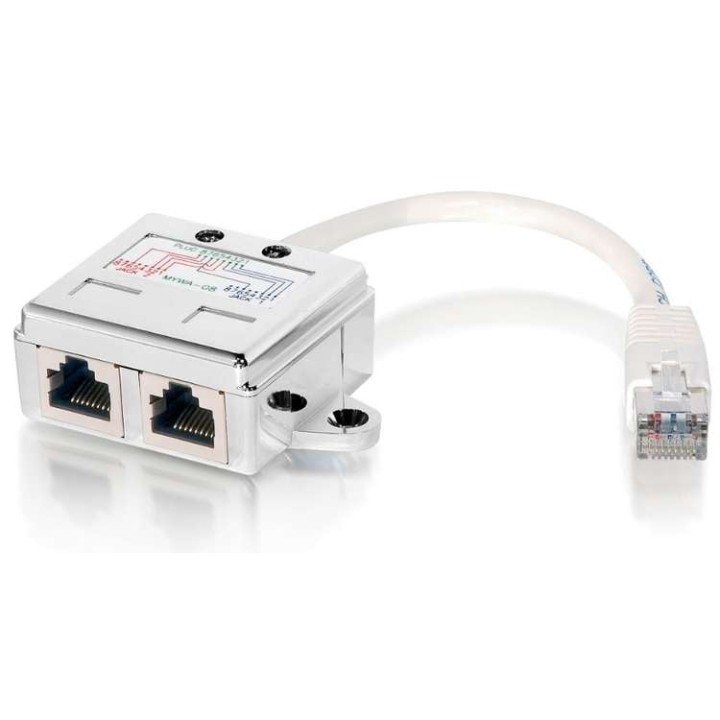 Duplicador Conector de red RJ45 Cat 5e
