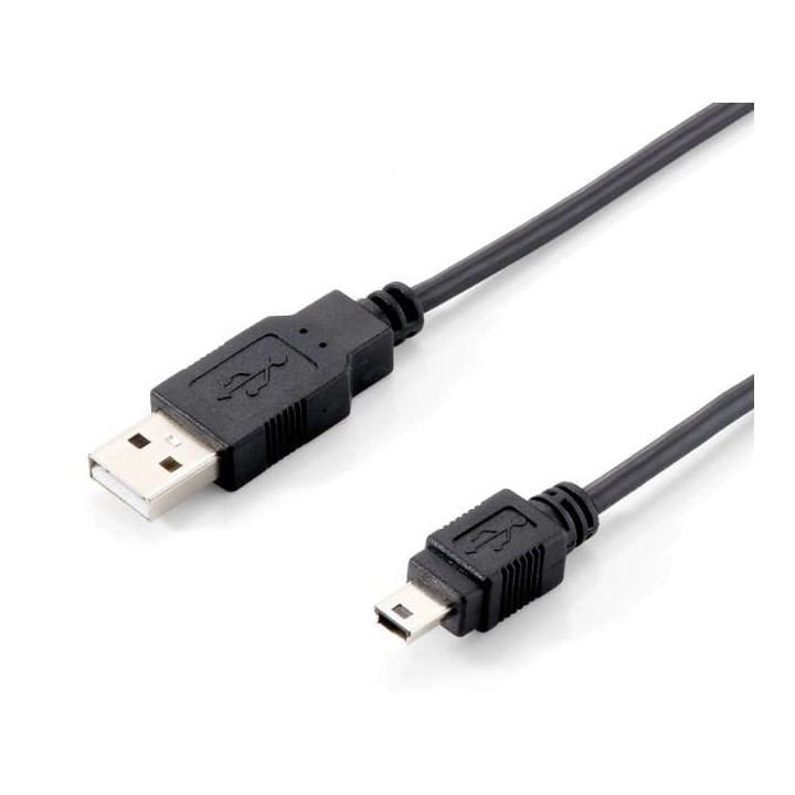 Equip Cable USB 2.0 a Mini USB M/M 1.8m Negro