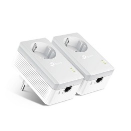 TP-Link TL-PA4010P KIT PLC Powerline Red Eléctrica AV600 Con Enchufe Incorporado