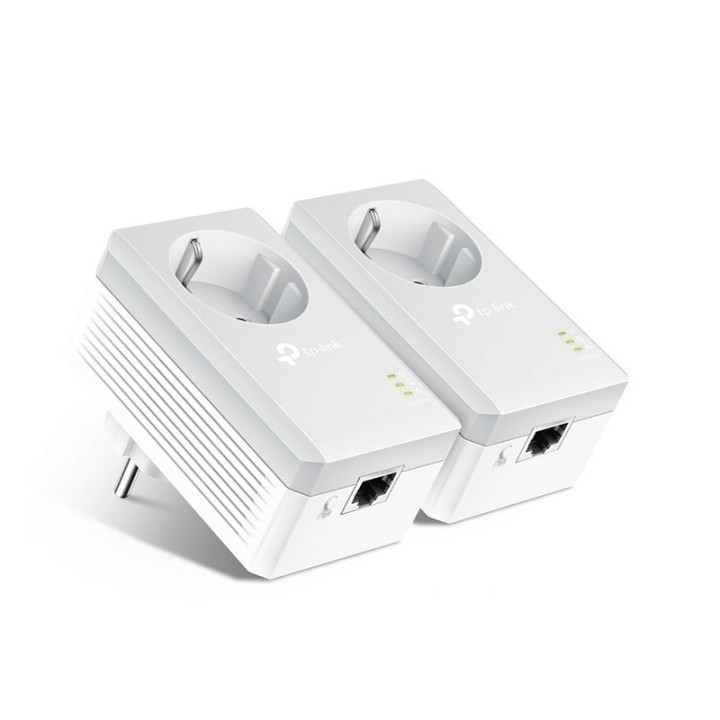TP-Link TL-PA4010P KIT PLC Powerline Red Eléctrica AV600 Con Enchufe Incorporado