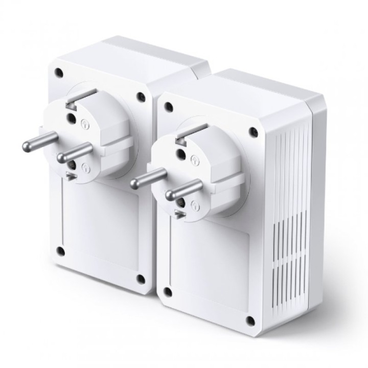 TP-Link TL-PA4010P KIT PLC Powerline Red Eléctrica AV600 Con Enchufe Incorporado