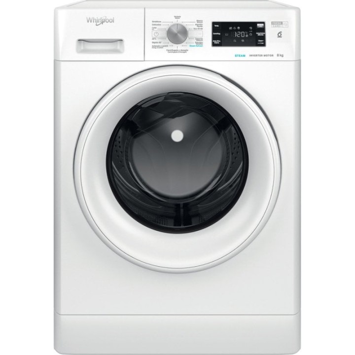 Whirlpool FFB 8258 WV SP Lavadora Carga Frontal 8Kg B Blanco