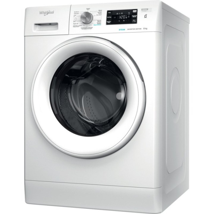 Whirlpool FFB 8258 WV SP Lavadora Carga Frontal 8Kg B Blanco