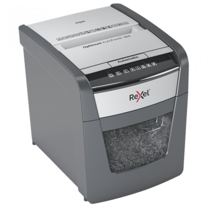 Rexel Optimum AutoFeed 50X Destructora de Papel Automática Corte en Partículas