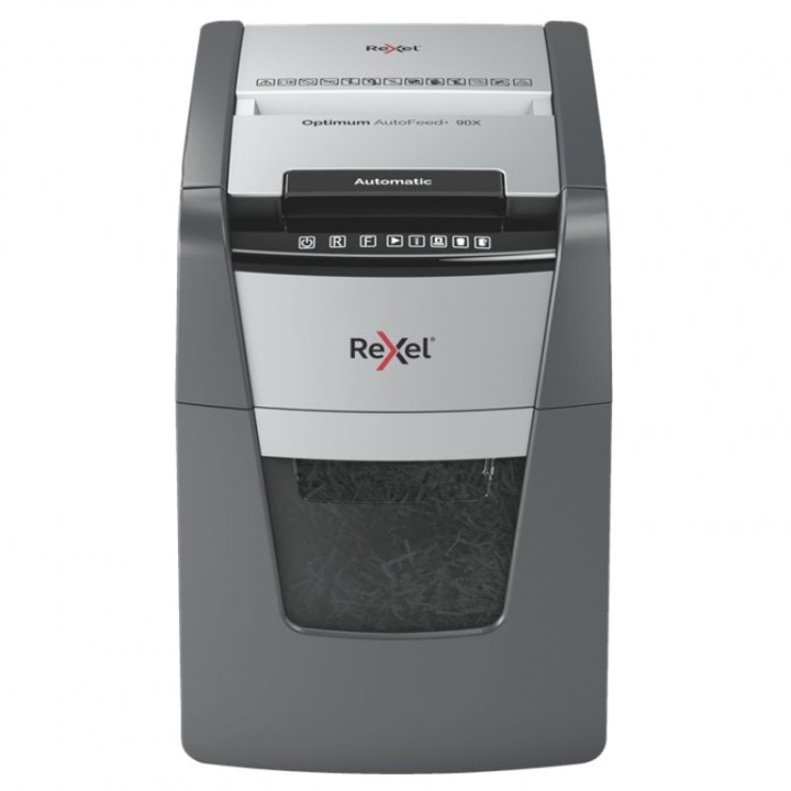 Rexel Optimum AutoFeed 90X Destructora de Papel Automática Corte en Partículas