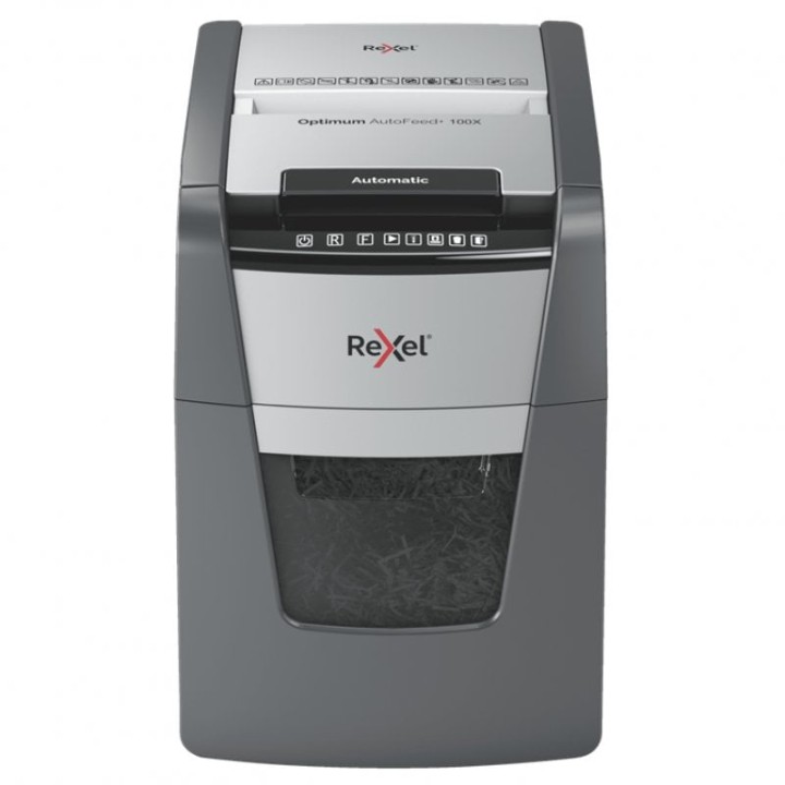 Rexel Optimum AutoFeed 100X Destructora de Papel Automática Corte en Partículas
