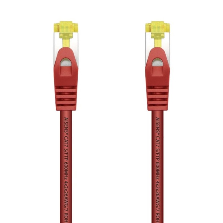 Aisens Cable de Red S/FTP RJ45 Cat.7 1m Rojo