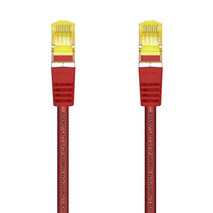 Aisens Cable de Red S/FTP RJ45 Cat.7 2m Rojo